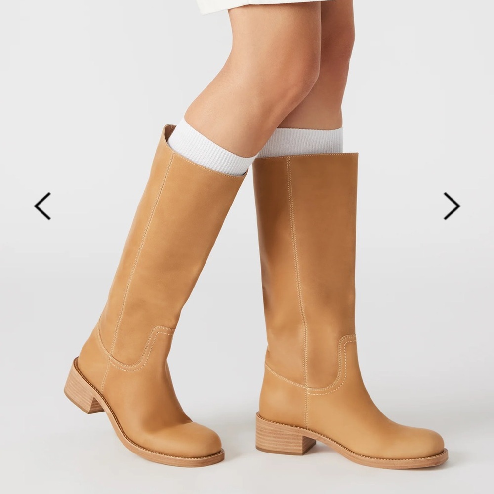 Steve Madden Riggs Banana Leather Boots